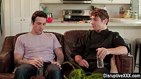 this closeted guy is fucking his cooking instructor in the kitchen! 😏🍆