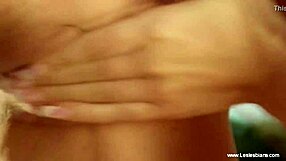 Horny lesbians licking each other?