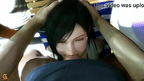 Tifa Special - Short Animation with Deepthroat and Facial in 3D