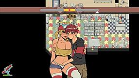 Building a horsecock sextoy for Linda in this spooky hentai game