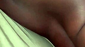 Ebony step mom shares a caring moment with her stepson