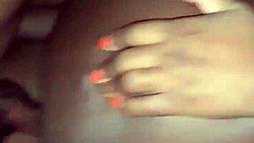 Ebony step mom shares a caring moment with her stepson