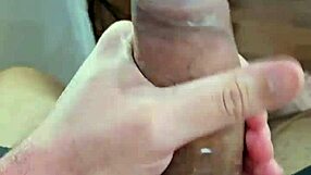 Trying to Put Condom on My Thick Penis in Homemade Bisexual Fun
