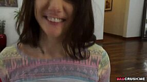 Flirty teen mandy sucks grandpa's big cock