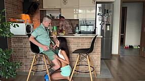 slut wife fucks husbands friend at party