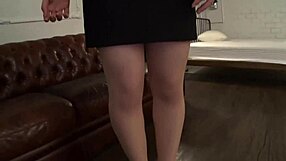 Asian babe gives blowjob and gets fucked