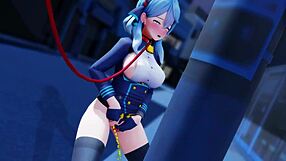 3D animated anime: Hot and steamy scenes with a horny dog