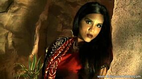 Eastern Indian Dancer Stripped Bare in Solo Performance