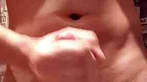 Young Gay Strokes Huge Cock to Cum