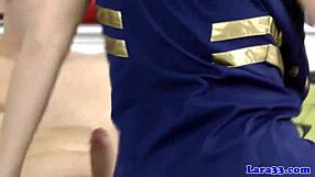 Stockinged British Milf Bent Over For Doggystyle Fucking Before Receiving Blowjob And Handjob