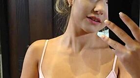 watch mia piper touch herself in the mirror