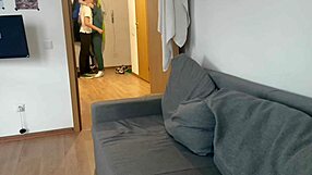 Twink Teen Licks Cum After Deep Blowjob