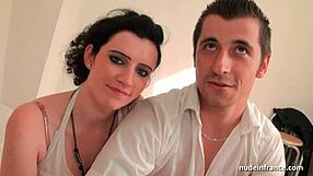 Νέο ερασιτεχνικό ζευγάρι βουτάει σε έντονο πρωκτικό και διπλή κολπική