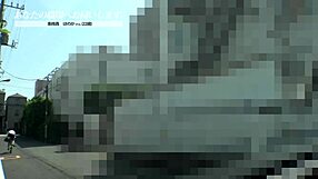 Asian babe gives blowjob and gets fucked