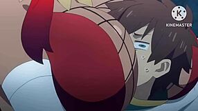 Konosuba: Cashew on Sylvia’s breasts in Latin Spanish comedy