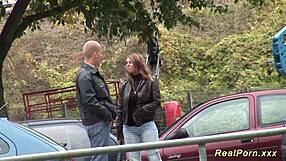 Holy! German Stepmom Picked Up for Raw Outdoor Sex!