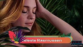 Why Does Redhead Celeste Rasmussen Strip Bare for Playboy’s Hairy Pussy Shoot?