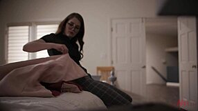 Allherluv - the lesbian study pt 2 - sabina rouge madi meadows licking petite tits