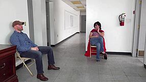 Milf gags hard on jizz while waiting at doctor’s office