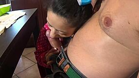 Would you fuck this 19-year-old Italian slut on the table?