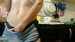 I masturbate in the kitchen while my parents watch tv in the other room, girls fly orgasm