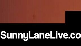 Sunny Lane finger fucks her juicy wet pussy