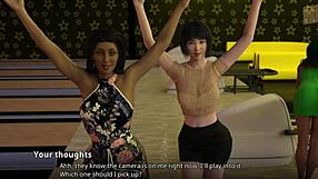 Watching Cheer Routine in 3D Animation