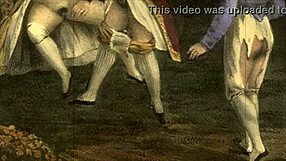 Detailed Vintage Cartoon Illustration From Antique Era