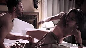 Teen feels extreme pleasure from facial after sucking