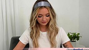 when the stepdaughters get bored with cleaning, they enjoy the idea of free use in the house