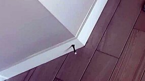 Spying on hot goth step sister Delilah Dagger in household fantasy with Scott Stark