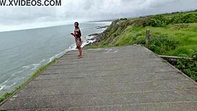 we took the young carioca to the beach to fuck with the couple in the woods and they caught us fucking