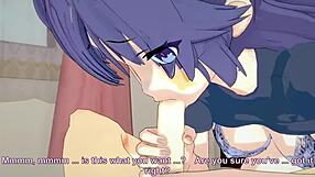 Yuuka Shows Thicc Thighs In Hentai