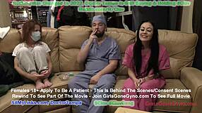 new hooters girl blaire celeste undergoes physical examination by dr stacy shepard