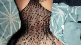 That Brunette's Ass In Lingerie Looks So Tempting