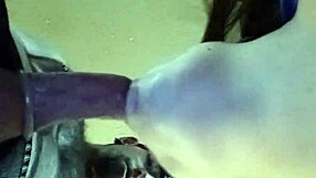 Beautiful girl enjoys mouth play