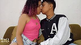 horny lovers fucking doggy style till she squirts! 😍