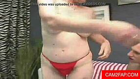 Hairy granny gets a facial 😏