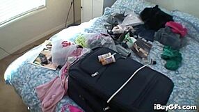 Can this lingerie-clad teen 18+ girlfriend handle denice k's intense blowjob close-ups?