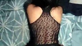 That Brunette's Ass In Lingerie Looks So Tempting