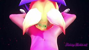 3D League of Legends hentai with Asian teens and creampies