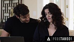 kinky babe gets caught with porn