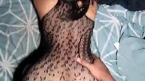 That Brunette's Ass In Lingerie Looks So Tempting