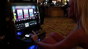 sexy blonde milf records private sex tape fucking big dick boyfriend in hotel room