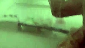 Thick girl showers dirty