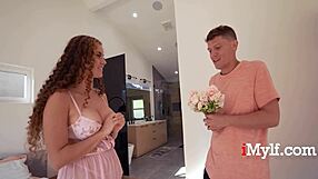 pretty milf serves her cakes as the main course in lingerie 😋🍰