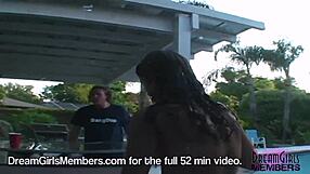 two brunette hotties getting cooled off in the shower, so hot