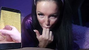 Hot milf says, 'fuck my pussy and see your cock'