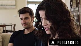 kinky babe gets caught with porn