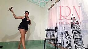 Regina Noir Poses For Double Vaginal Show